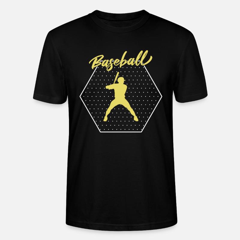 Base-ball - T-shirt bio CRAFTER Stanley Stella Unisexe - noir