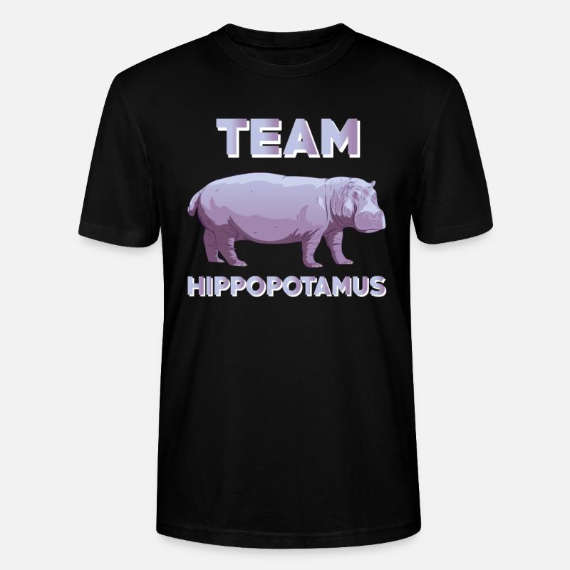 Team Nilpferd - Stanley/Stella Unisex Bio-T-Shirt CRAFTER - Schwarz