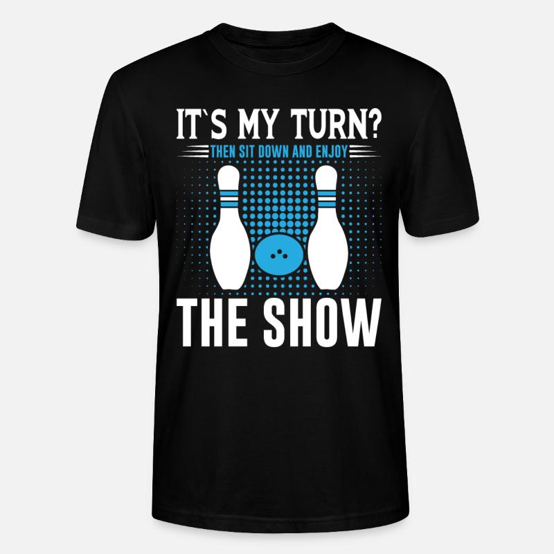 Bowling - Stanley/Stella Unisex Bio-T-Shirt CRAFTER - Schwarz