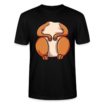 Eichhörnchen Kostüm - Stanley/Stella Unisex Bio-T-Shirt CRAFTER - Schwarz - Vorne - Alina (178cm) & Michal (187cm)