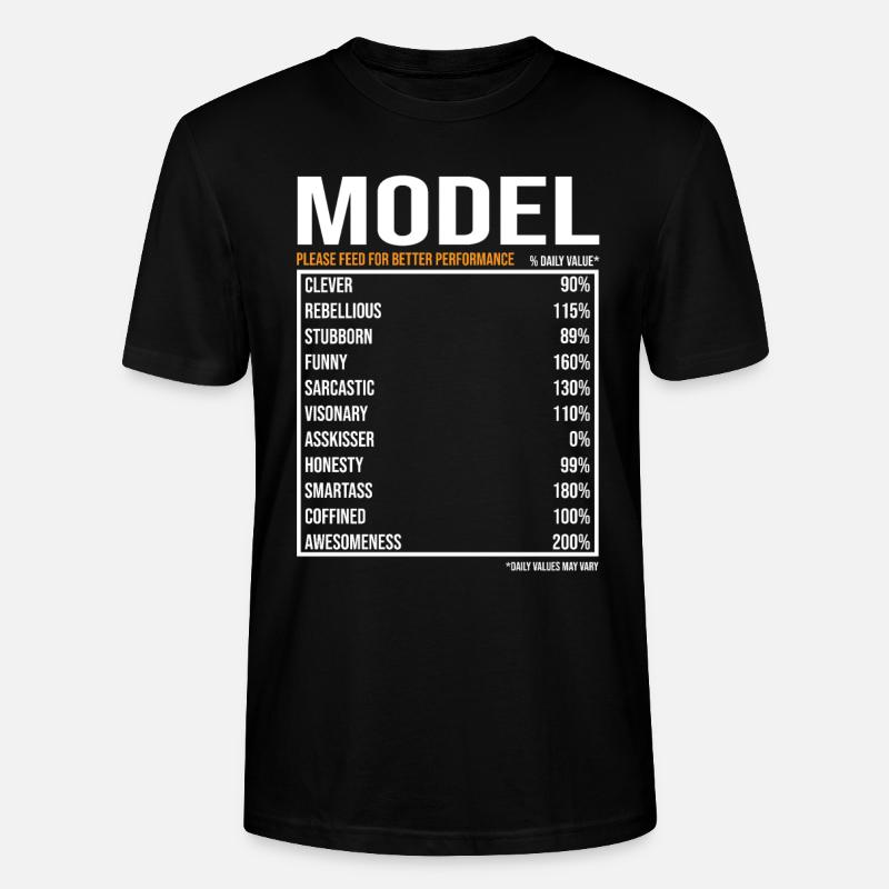 Travail de modèle Disant - T-shirt bio CRAFTER Stanley Stella Unisexe - noir