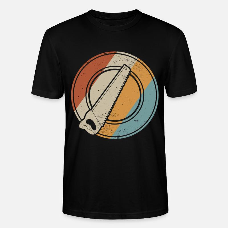 Dachdecker geschenk dachdeckermeister - Stanley/Stella Unisex Bio-T-Shirt CRAFTER - Schwarz