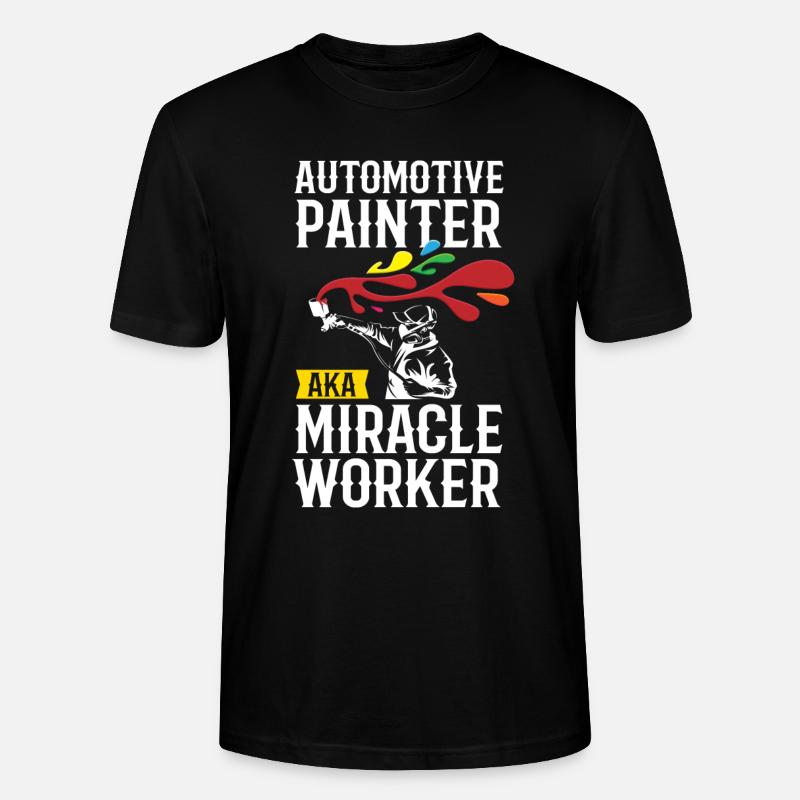 Painter Miracle Worker Lackierer - Stanley/Stella Unisex Bio-T-Shirt CRAFTER - Schwarz