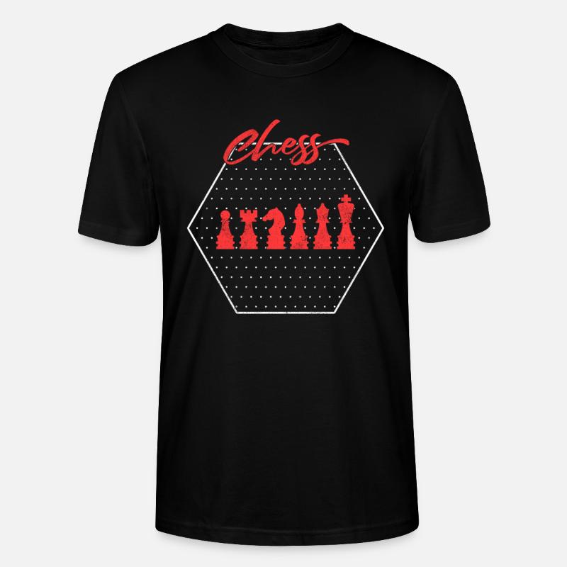 Schach - Stanley/Stella Unisex Bio-T-Shirt CRAFTER - Schwarz
