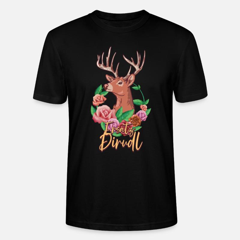 Replacement Dirndl - Stanley/Stella CRAFTER Unisex Organic T-Shirt - black