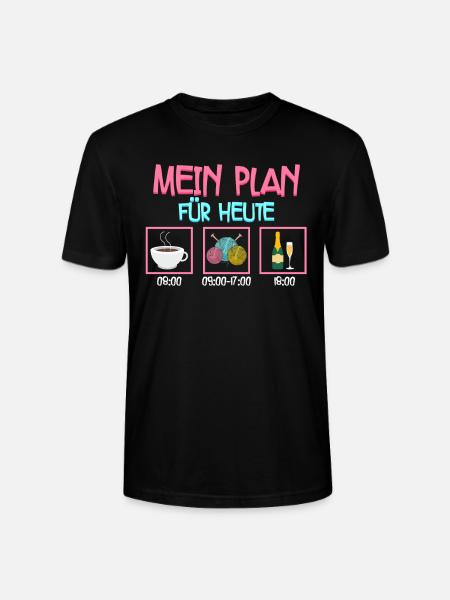 Häkeln - Stanley/Stella Unisex Bio-T-Shirt CRAFTER - Schwarz