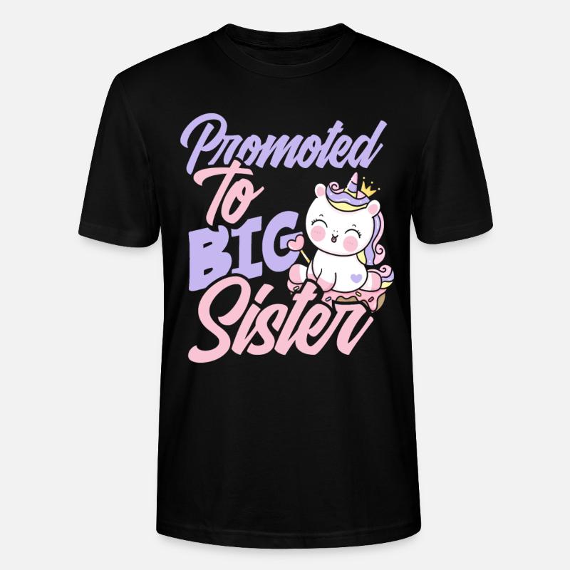 Nachwuchs Mädchen Schwester - Stanley/Stella Unisex Bio-T-Shirt CRAFTER - Schwarz
