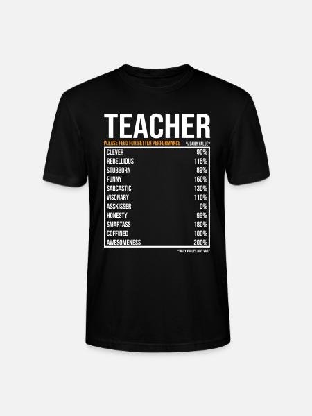 Enseignant Enseignant Drôle Cadeau - T-shirt bio CRAFTER Stanley Stella Unisexe - noir