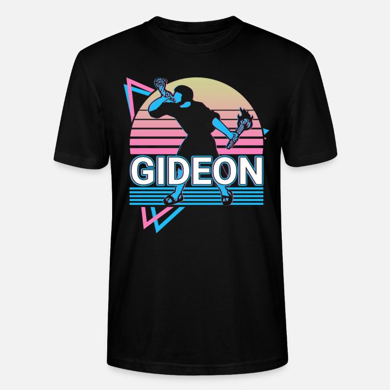 Gideon Hebräischer Prophet Retro - Stanley/Stella Unisex Bio-T-Shirt CRAFTER - Schwarz