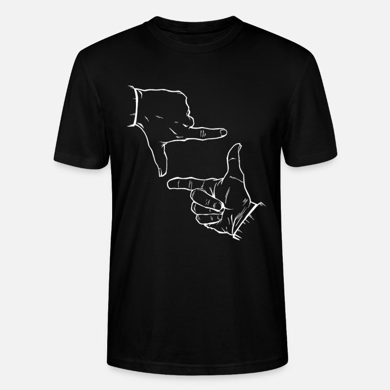 Silhouette du doigt - T-shirt bio CRAFTER Stanley Stella Unisexe - noir