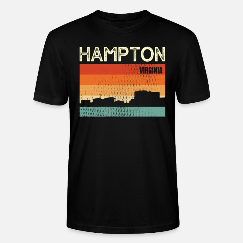 Hampton - T-shirt bio CRAFTER Stanley Stella Unisexe - noir