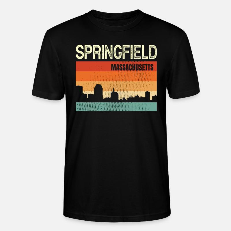 Springfeld - Stanley/Stella Unisex Bio-T-Shirt CRAFTER - Schwarz