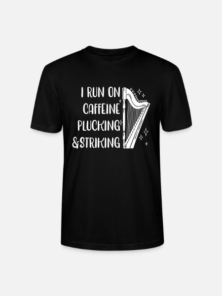 Harfenist Harfenistin Harfenspieler Harfe - Stanley/Stella Unisex Bio-T-Shirt CRAFTER - Schwarz