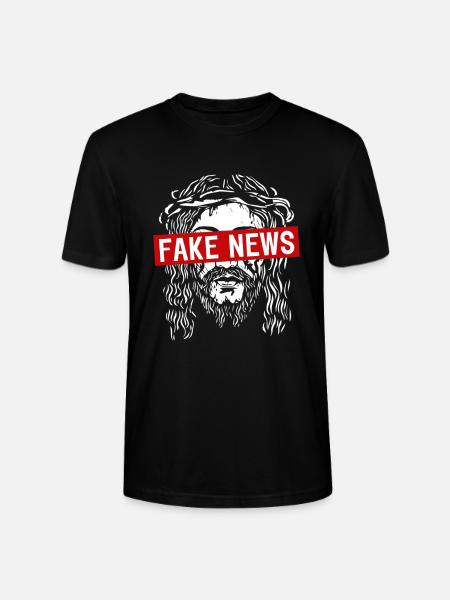Jezus Nepnieuws - Stanley/Stella Uniseks bio-T-shirt CRAFTER - zwart