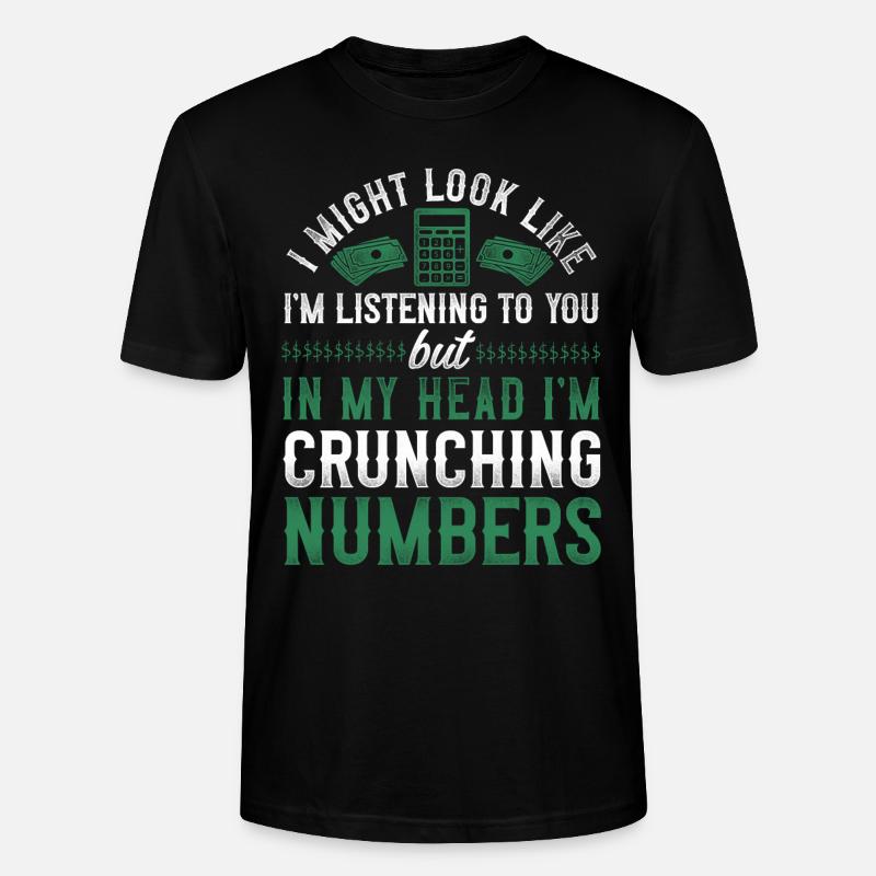 Comptable Comptable Comptable Comptabilité - T-shirt bio CRAFTER Stanley Stella Unisexe - noir