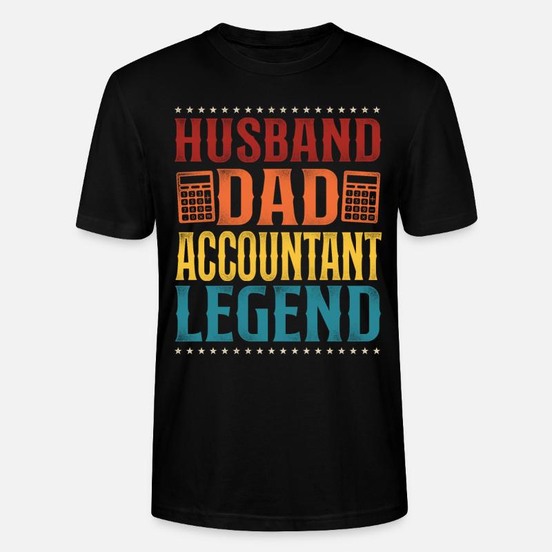 Comptable Comptable Comptable Comptabilité - T-shirt bio CRAFTER Stanley Stella Unisexe - noir