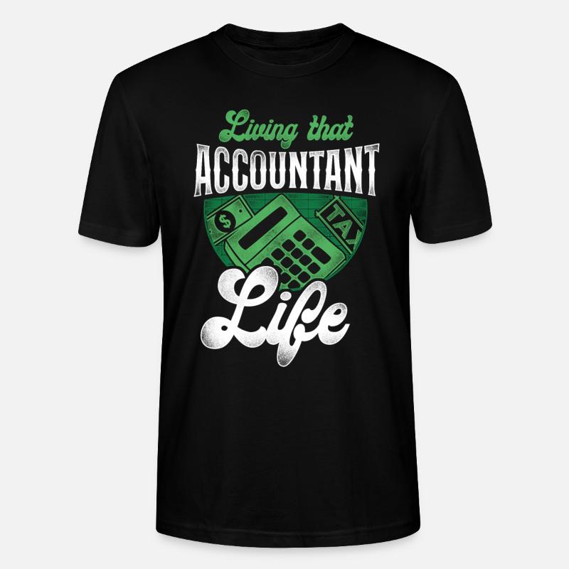 Comptable Teneur de livres Comptabilité - T-shirt bio CRAFTER Stanley Stella Unisexe - noir