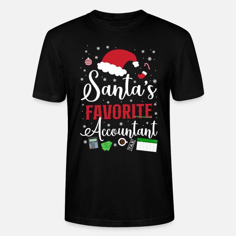 Comptable Comptable Comptable Comptabilité - T-shirt bio CRAFTER Stanley Stella Unisexe - noir