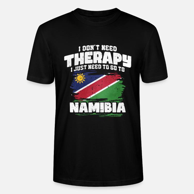 Namibia - Stanley/Stella Unisex Bio-T-Shirt CRAFTER - Schwarz