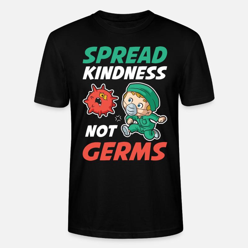 Spread Kindness Krankenschwester Geschenk - Stanley/Stella Unisex Bio-T-Shirt CRAFTER - Schwarz