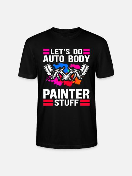 Painter Vehicle Painter Airbrush Gift - Stanley/Stella CRAFTER Unisex Organic T-Shirt - black