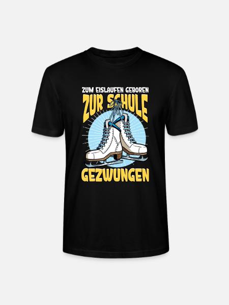 Eislaufen - Stanley/Stella Unisex Bio-T-Shirt CRAFTER - Schwarz
