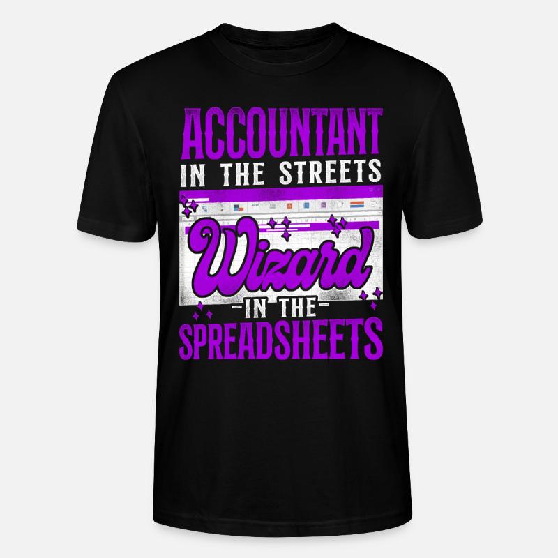 Comptable Comptable Comptable Comptabilité - T-shirt bio CRAFTER Stanley Stella Unisexe - noir