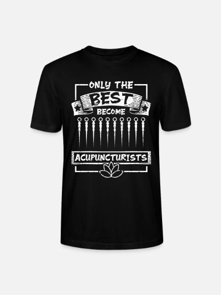 The best become acupuncturist - Stanley/Stella CRAFTER Unisex Organic T-Shirt - black