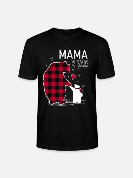 Mama Bear - Stanley/Stella CRAFTER Unisex Organic T-Shirt - black