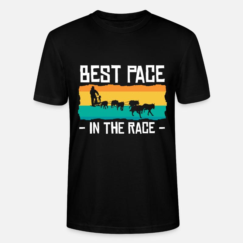 Dog Sledding | Mushing - Stanley/Stella Unisex Bio-T-Shirt CRAFTER - Schwarz