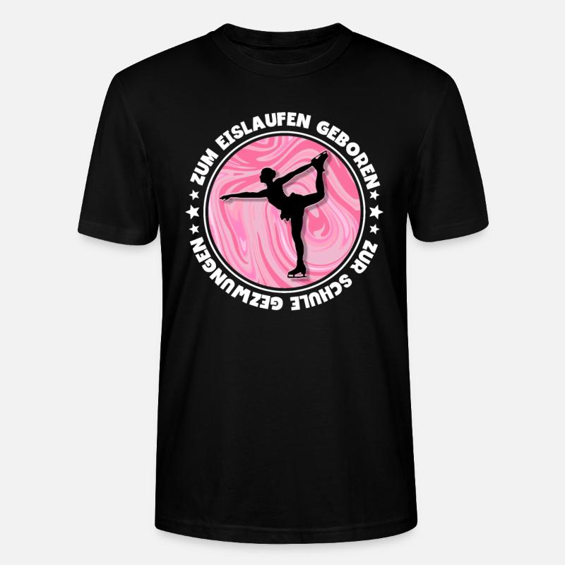 Eislaufen - Stanley/Stella Unisex Bio-T-Shirt CRAFTER - Schwarz