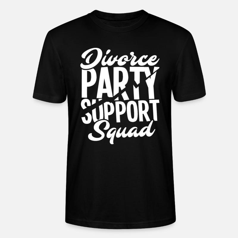 Scheidungsparty - Stanley/Stella Unisex Bio-T-Shirt CRAFTER - Schwarz