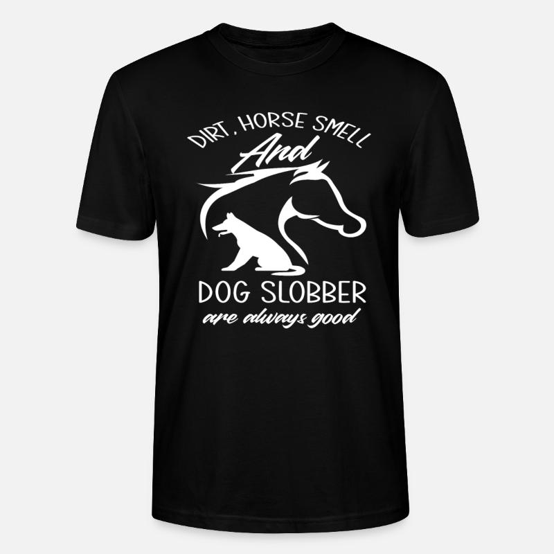 Hund Pferd - Stanley/Stella Unisex Bio-T-Shirt CRAFTER - Schwarz