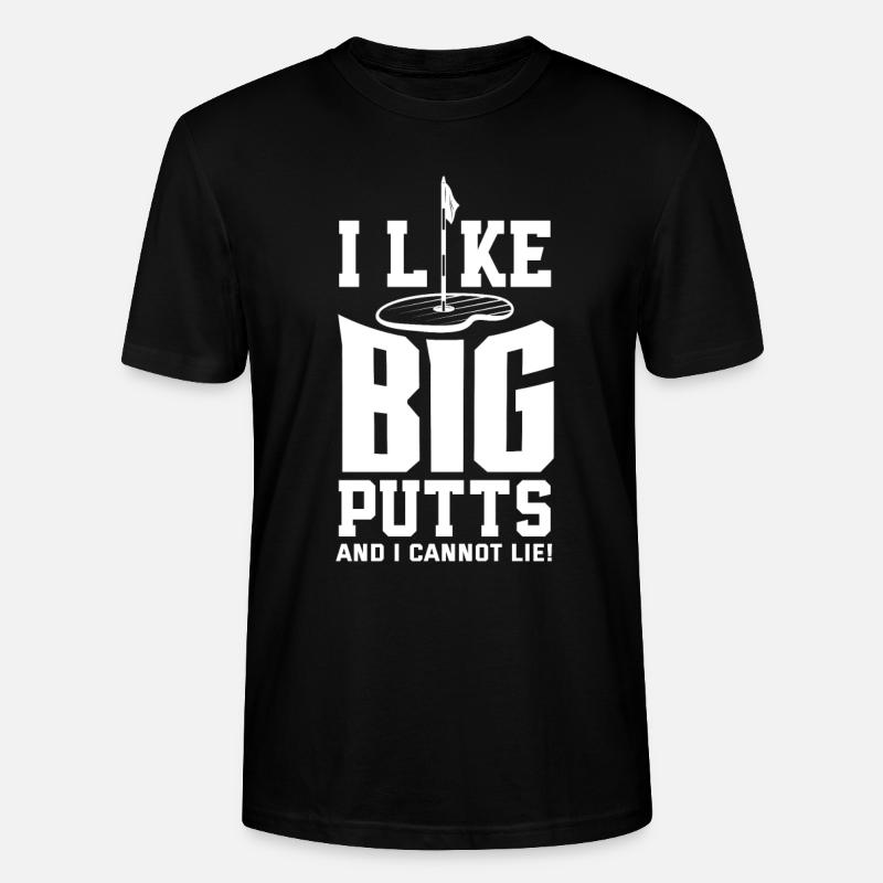 Fun Golf Golf Golfer Gift - Stanley/Stella CRAFTER Unisex Organic T-Shirt - black