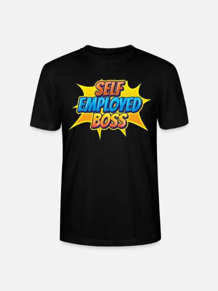 Self-employed boss Freelancer Self-employed - Stanley/Stella CRAFTER Unisex Organic T-Shirt - black