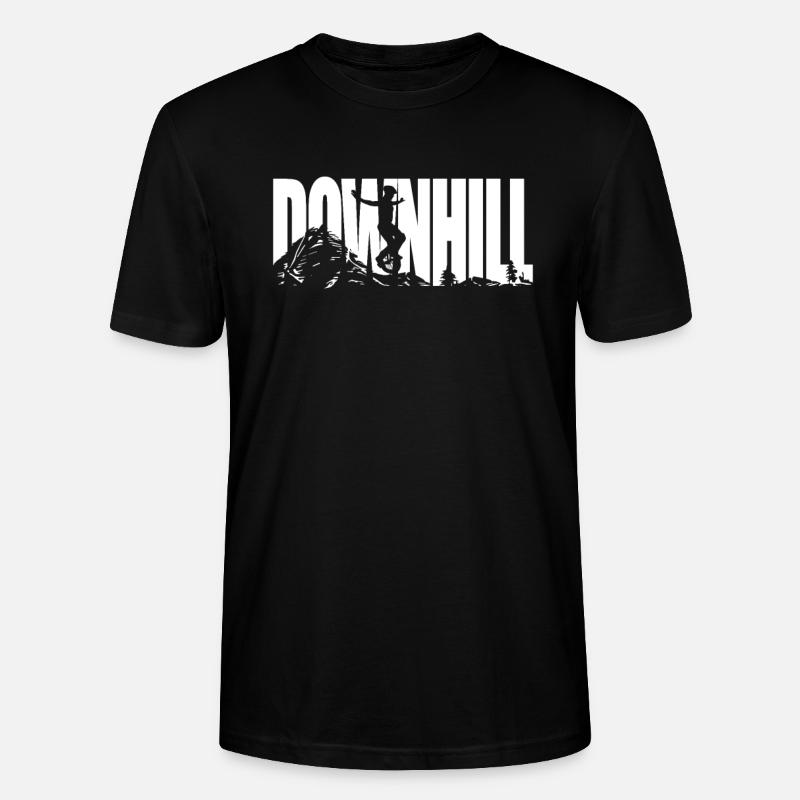 Monocycle de descente - T-shirt bio CRAFTER Stanley Stella Unisexe - noir