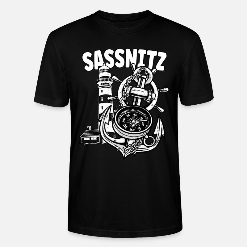 Sassnitz - T-shirt bio CRAFTER Stanley Stella Unisexe - noir