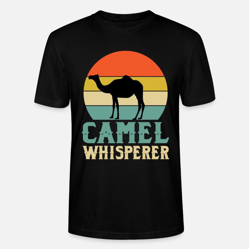Kamelflüsterer - Stanley/Stella Unisex Bio-T-Shirt CRAFTER - Schwarz