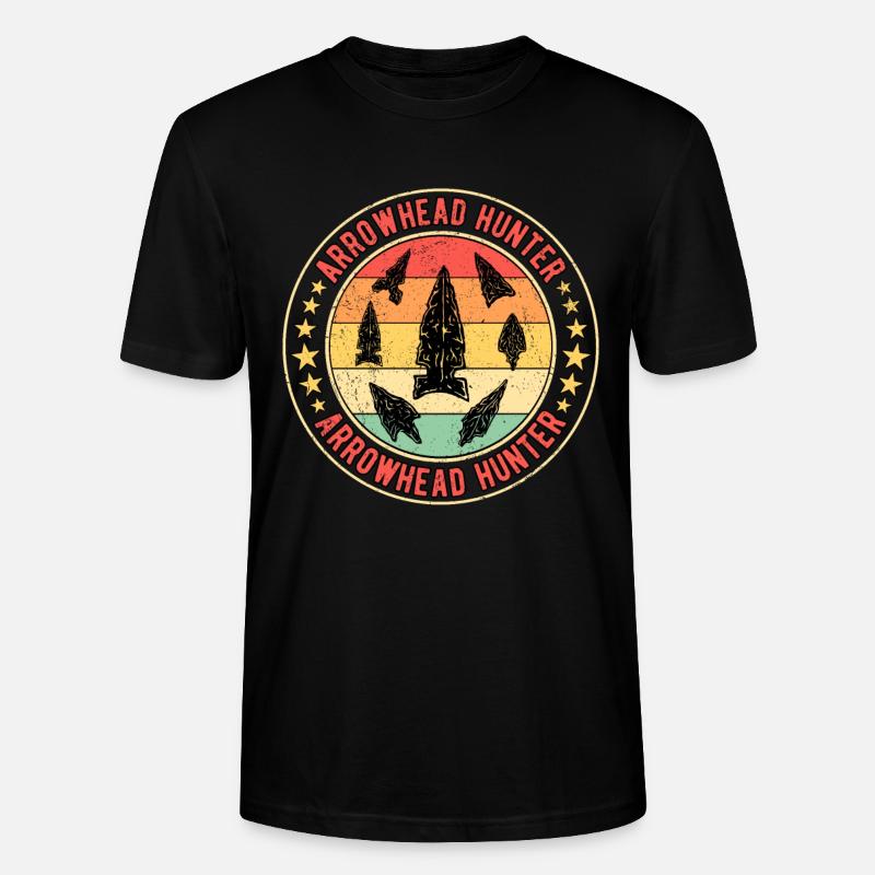 Arrowhead Hunter - Stanley/Stella Unisex Bio-T-Shirt CRAFTER - Schwarz