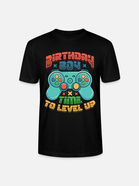 Birthday child, gamer. - Stanley/Stella CRAFTER Unisex Organic T-Shirt - black