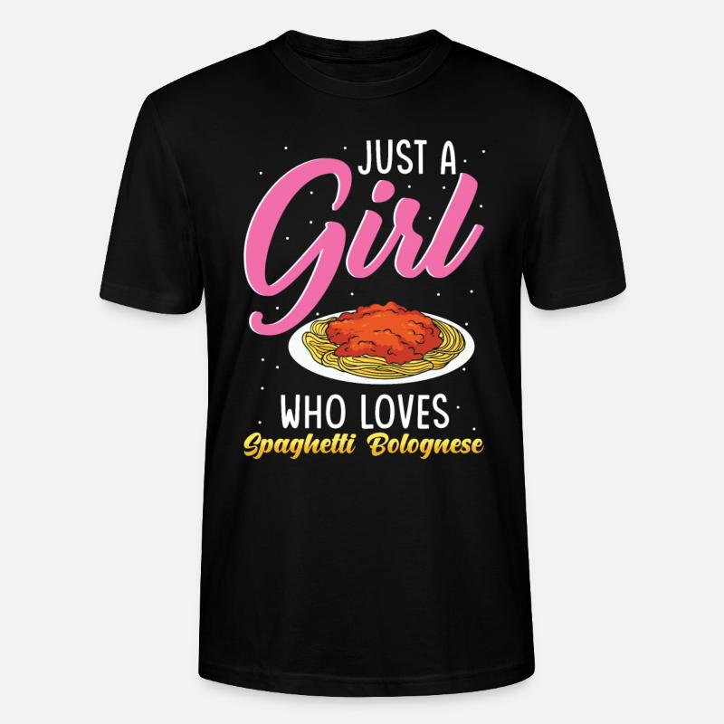 Spaghetti Bolognese - Stanley/Stella Unisex Bio-T-Shirt CRAFTER - Schwarz