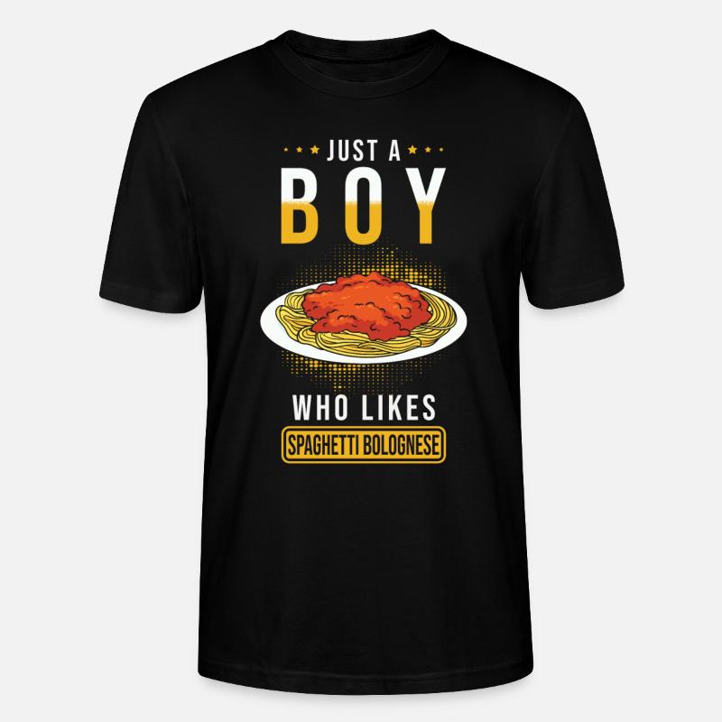 Spaghetti Bolognese - Stanley/Stella Unisex Bio-T-Shirt CRAFTER - Schwarz