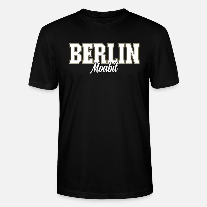 Berlin Moabit - Stanley/Stella Unisex Bio-T-Shirt CRAFTER - Schwarz