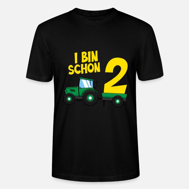 Ich bin schon 2 - Stanley/Stella Unisex Bio-T-Shirt CRAFTER - Schwarz