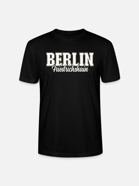 Berlin Friedrichshain - Stanley/Stella CRAFTER Unisex Organic T-Shirt - black