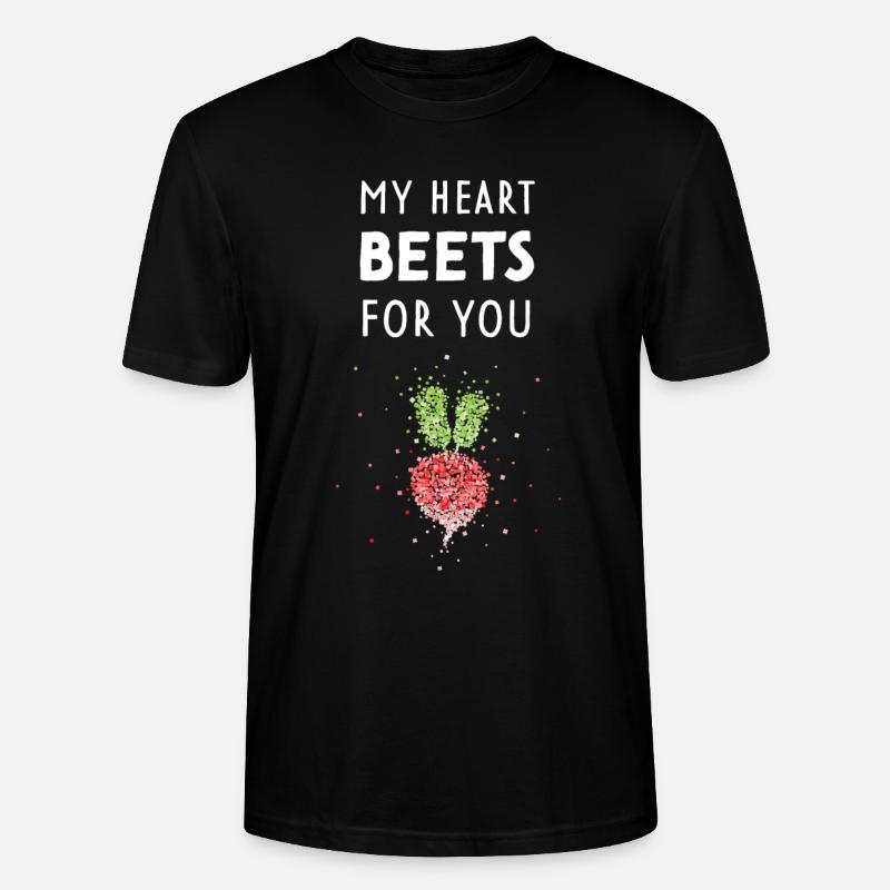 Radieschen Beet Kostümersatz Karneval Fasching - Stanley/Stella Unisex Bio-T-Shirt CRAFTER - Schwarz