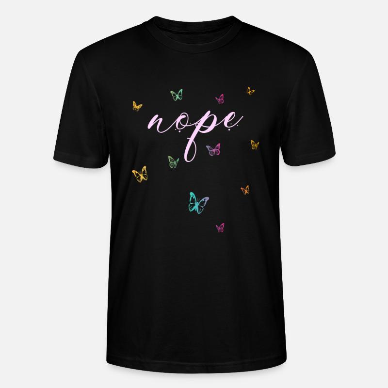 Nope - Dites simplement non! - T-shirt bio CRAFTER Stanley Stella Unisexe - noir