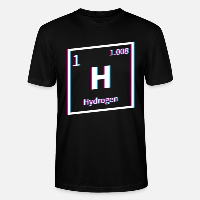 Hydrogène Énergie Hydrogène Élément - T-shirt bio CRAFTER Stanley Stella Unisexe - noir