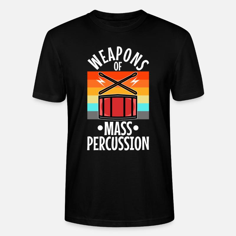 Armes de percussion de masse - T-shirt bio CRAFTER Stanley Stella Unisexe - noir