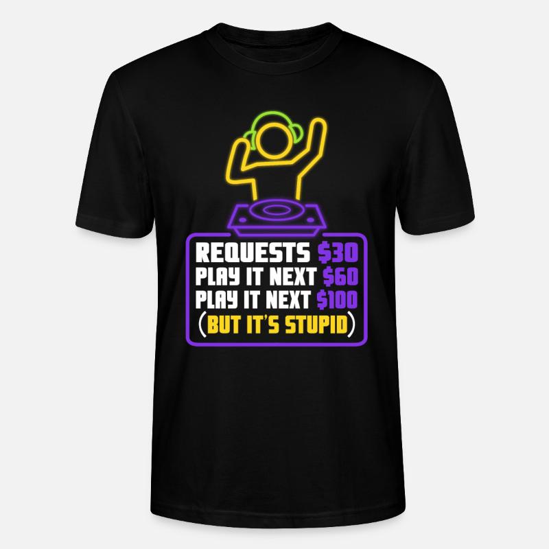 DJ Request - Stanley/Stella Unisex Bio-T-Shirt CRAFTER - Schwarz